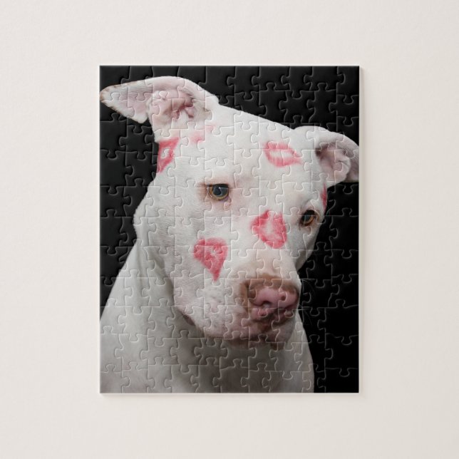 Editable Pitbull Lover Jigsaw Puzzle (Vertical)