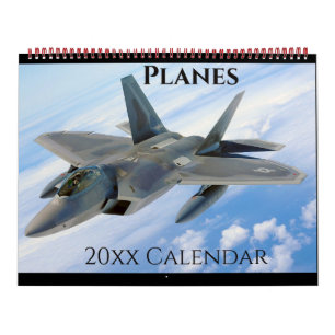 Editable Planes Calendar