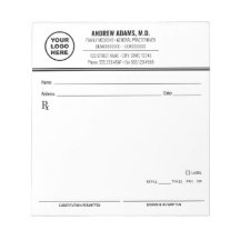 Editable Presciption Notepad