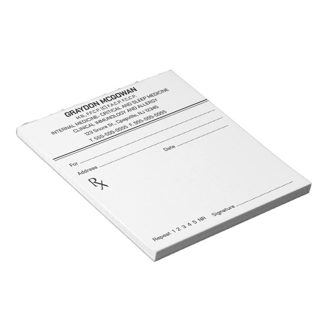 Prescription Pad