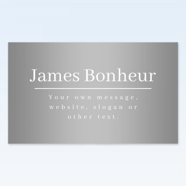 Editable Promotional Template for Business etc. Rectangular Sticker (Creator Uploaded)