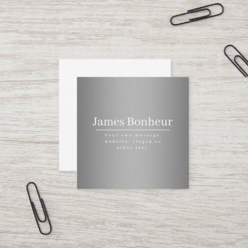 Editable Promotional Template for Business etc Square Business Card