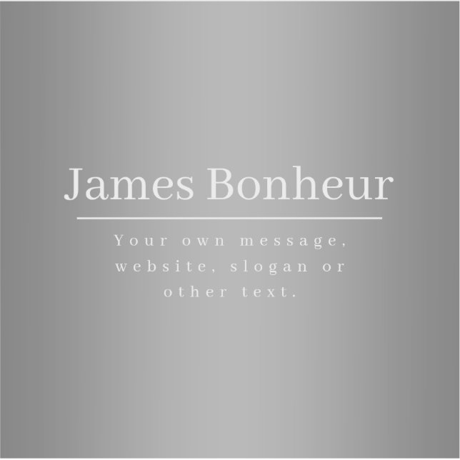 Editable Promotional Template for Business etc. Sticker (Front)
