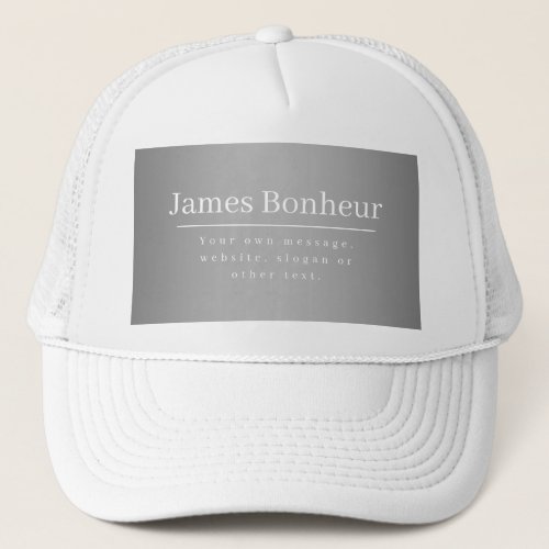 Editable Promotional Template for Business etc Trucker Hat