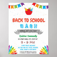 Editable PTO PTA back to school flyer