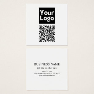 Editable QR code & Your Business Logo or Image
