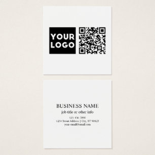 Editable QR code & Your Business Logo or Image