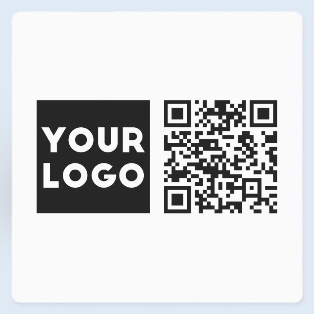 Editable QR code & Your Business Logo or Image Labels (Creator Uploaded)
