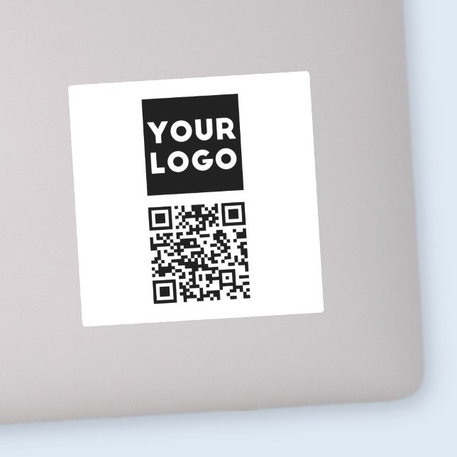 Editable QR code & Your Business Logo or Image Sticker (Creator Uploaded)
