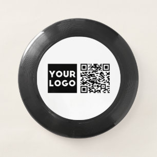 Editable QR code & Your Business Logo or Image Wham-O Frisbee