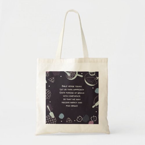 Editable Quotes Baking Apple pie cartoon Table Num Tote Bag