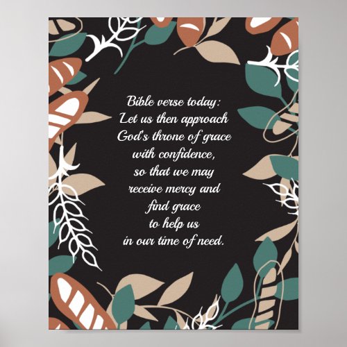 Editable quotes with bread pattern poster
