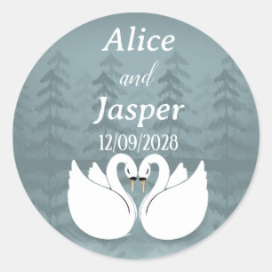 Editable Romantic and elegant wedding Sticker
