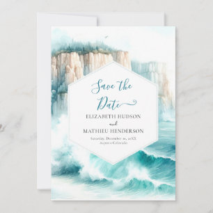 Editable Rustic Nautical Wedding Save The Date