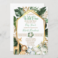 EDITABLE Safari baby shower invitation boy