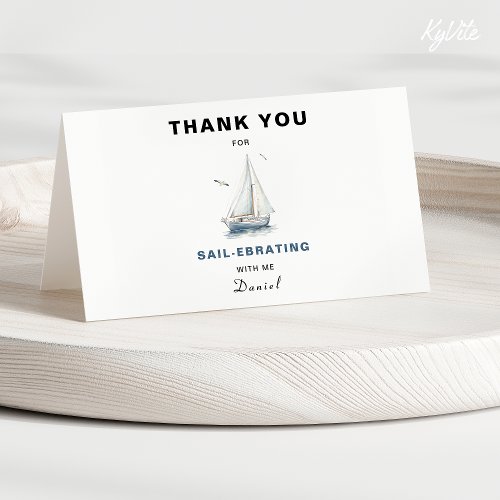 Editable Sail_Ebrate Birthday Thank You Card