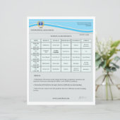 Editable School Time Table Template | Weekly Class (Standing Front)