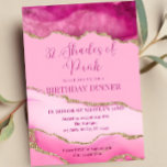 Editable Shades of Pink Invitation, Agate Birthday Invitation<br><div class="desc">Editable Shades of Pink Invitation, Agate Birthday Dinner Invitation, Printable Shade of Pink Marble Invite, Shades of Pink Tag, Pink Birthday Invitation, 50 Shades of Pink Birthday, 50 Shades of Pink, Shades of Pink, Shades of Pink Itinerary, Birthday Invitation for Women, Grandmas 90birthday Invitation, That Girl Invitation, Purple Invitations With...</div>