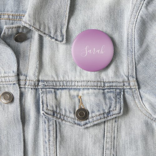 Editable Soft Mauve Ombre  White Text Script  Button