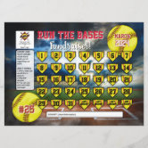 Editable Baseball Calendar Fundraiser Flyer Invitation | Zazzle