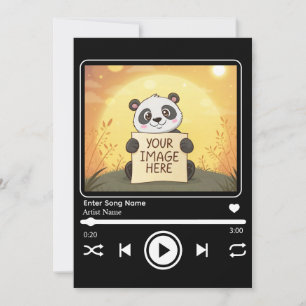 Editable Song Music Player Template