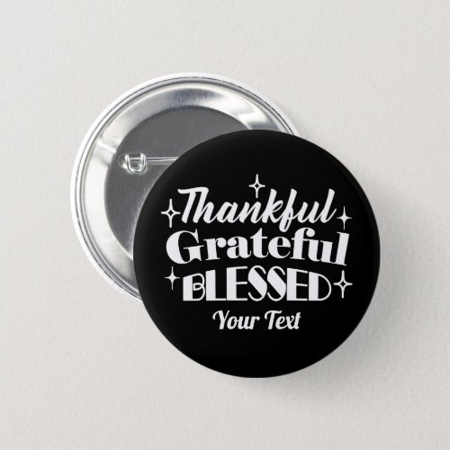 Editable Sparkling Thanksgiving Quote Design Button