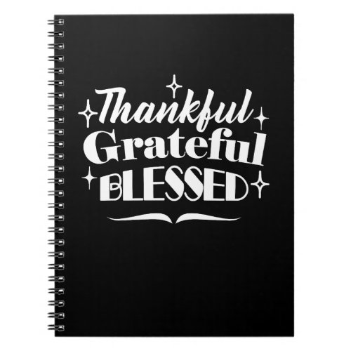 Editable Sparkling Thanksgiving Quote Design Notebook