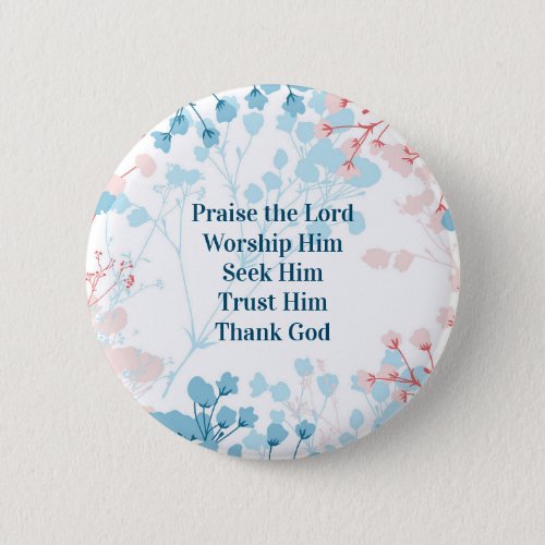 Editable Spring Pattern Quotes Button