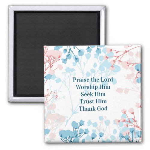 Editable Spring Pattern Quotes Magnet