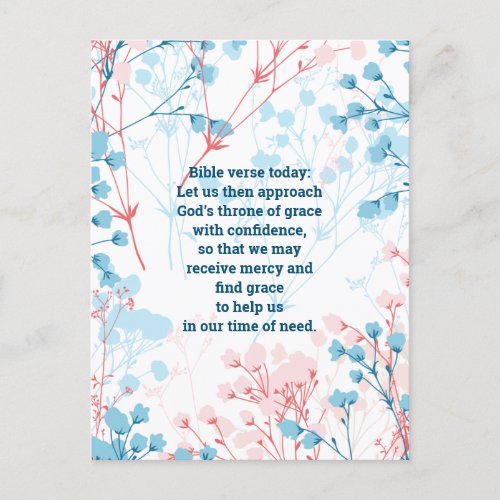 Editable Spring Quote Design Postcard