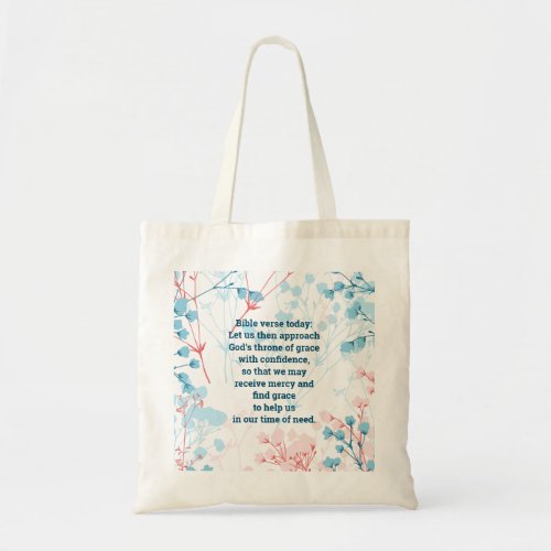 Editable Spring Quote Design Postcard Tote Bag