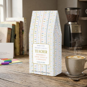 Editable Teacher Appreciation Coffee Box Gift