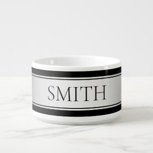 Editable Text & Colors   Gradient Stripe w/Border  Bowl