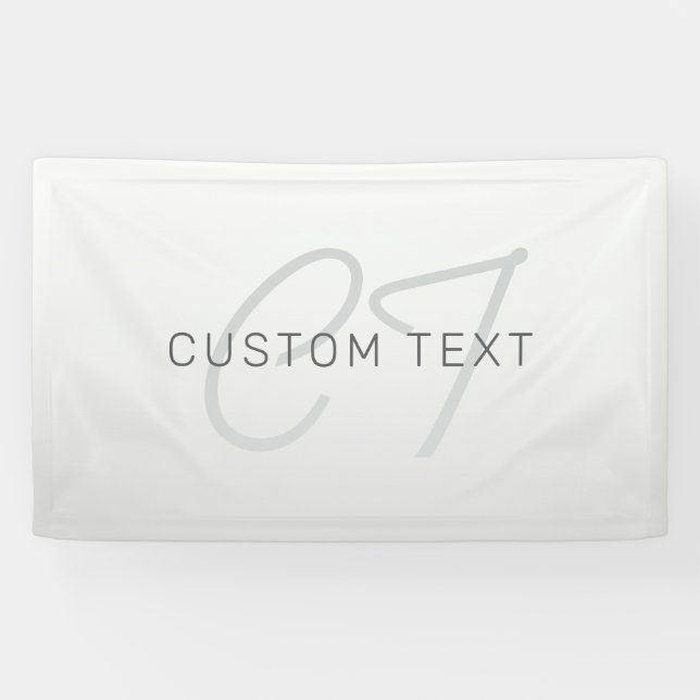 Editable Text for Business, Greeting or Name Banner (Horizontal)