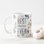 Editable Text Peach Floral Garden Mothers Day Coffee Mug<br><div class="desc">Editable Text Peach Floral Garden Mothers Day Coffee Mug.</div>