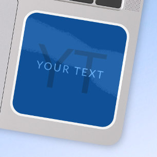 Editable Text Template for Monogrammed Name Etc. Sticker