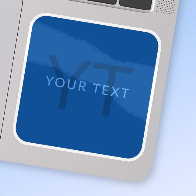 Editable Text Template for Monogrammed Name Etc. Sticker (Creator Uploaded)