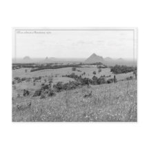 Editable text Vintage Black & White Travel Photo