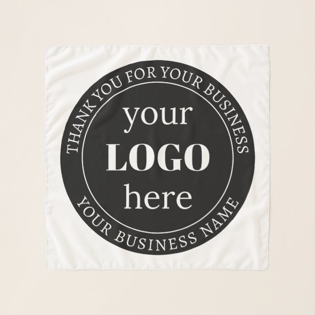 Editable Text & Your Logo or other Design  Scarf (Front)