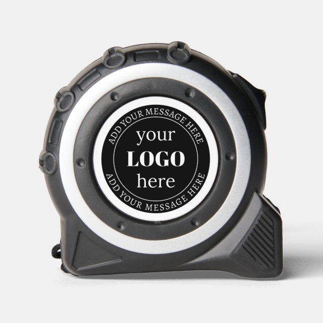 Editable Text & Your Logo or other Design  Tape Measure (Front)