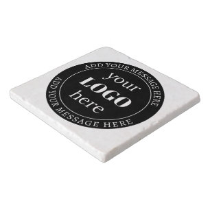 Editable Text & Your Logo or other Design Trivet