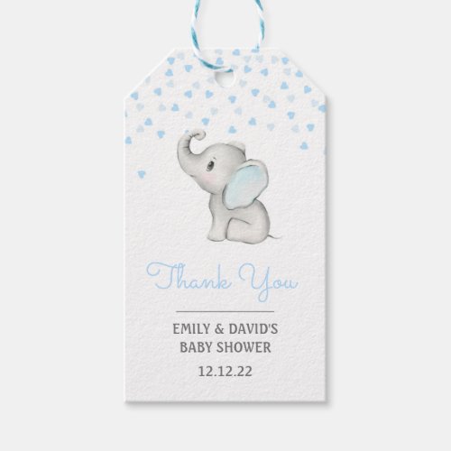 Editable Thank You Gift Tags Custom Favor Tags