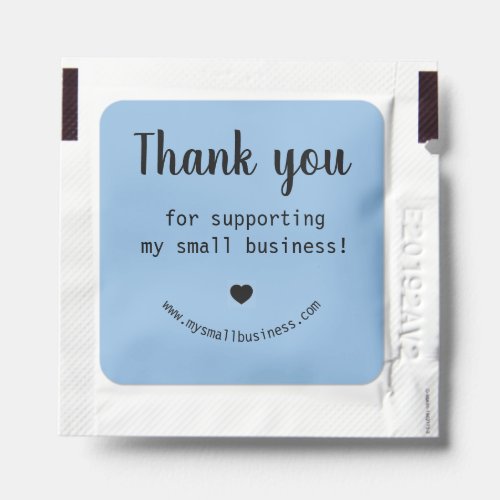 Editable Thank You Message Hand Sanitizer Packet