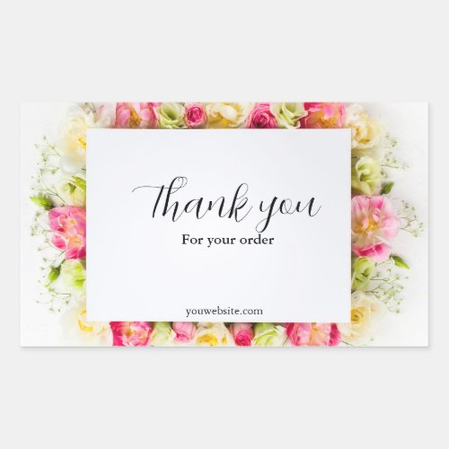 Editable Thank You Sticker Thank You Label