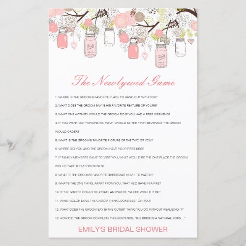 Editable The Newlywed Game Who Knows Couple