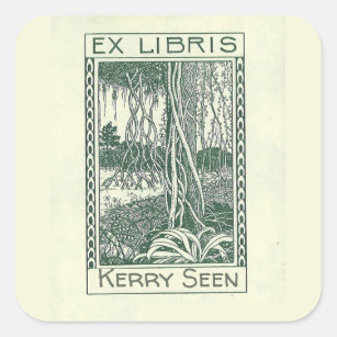 Editable Trees in a Forest Bookplate