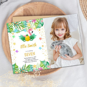 Editable Tropical Party Invite