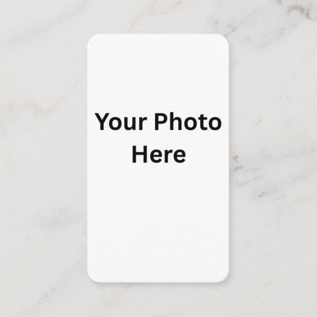 Editable Vertical Greeting or Enclosure Card (Front)