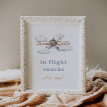 Editable Vintage Airplane Sign<br><div class="desc">Vintage Plane Baby Shower Sign
Ready to be personalized by you!</div>