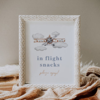 Editable Vintage Airplane Sign by WildChildPartyShop at Zazzle